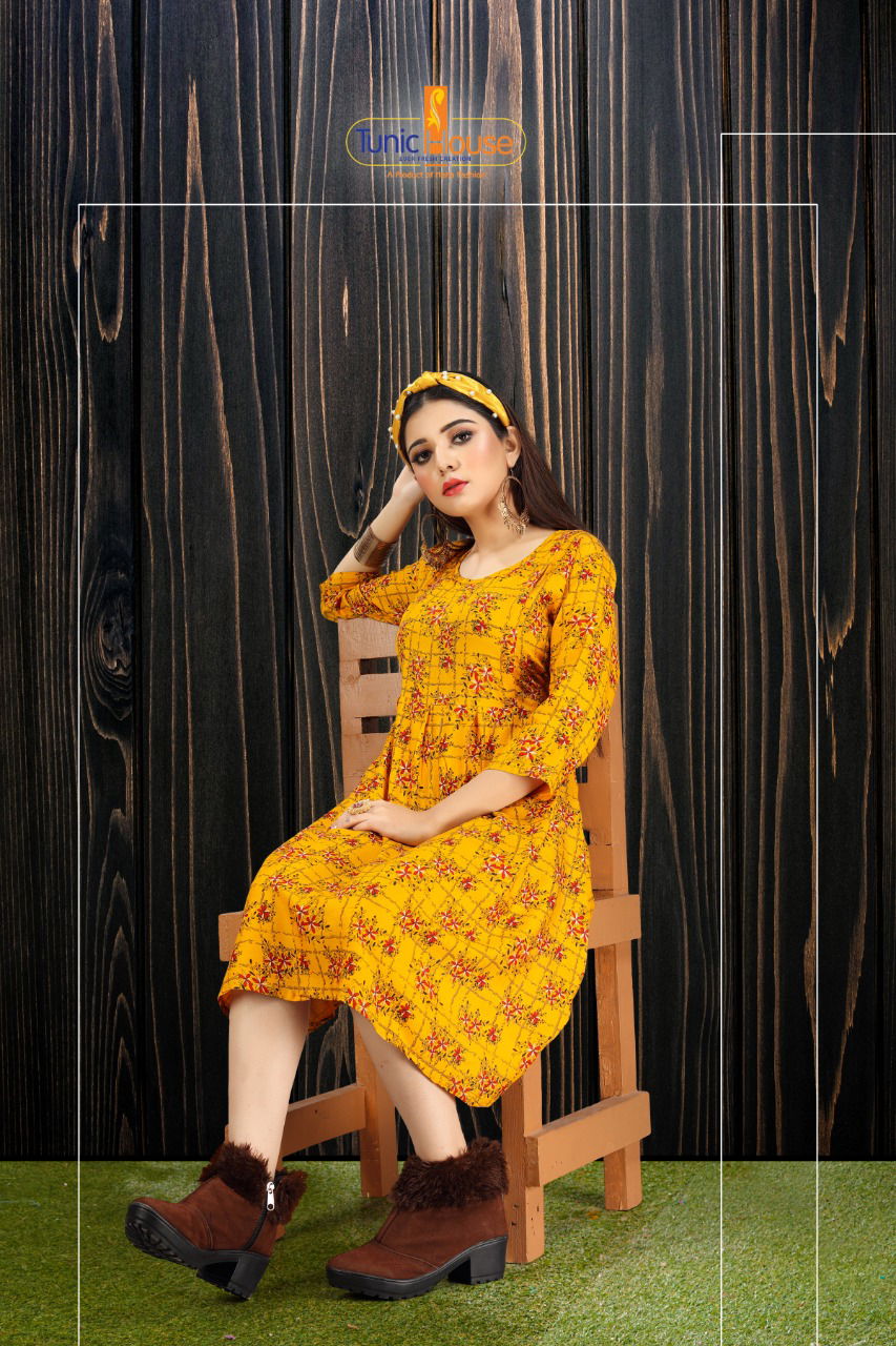 Tip Top Feeding Top Tunic House Designer Party Wer Printed Kurti collection